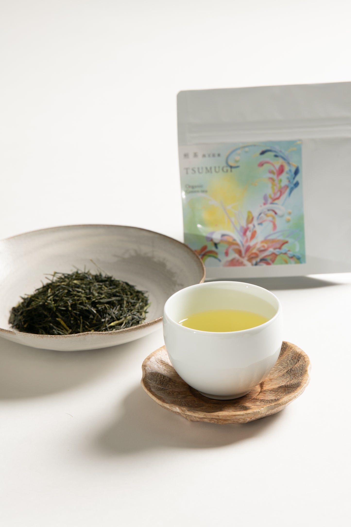 【有機煎茶 TSUMUGI Organic Green Tea】シュガーアーティスト KOYUKIさんとのスペシャルコラボ