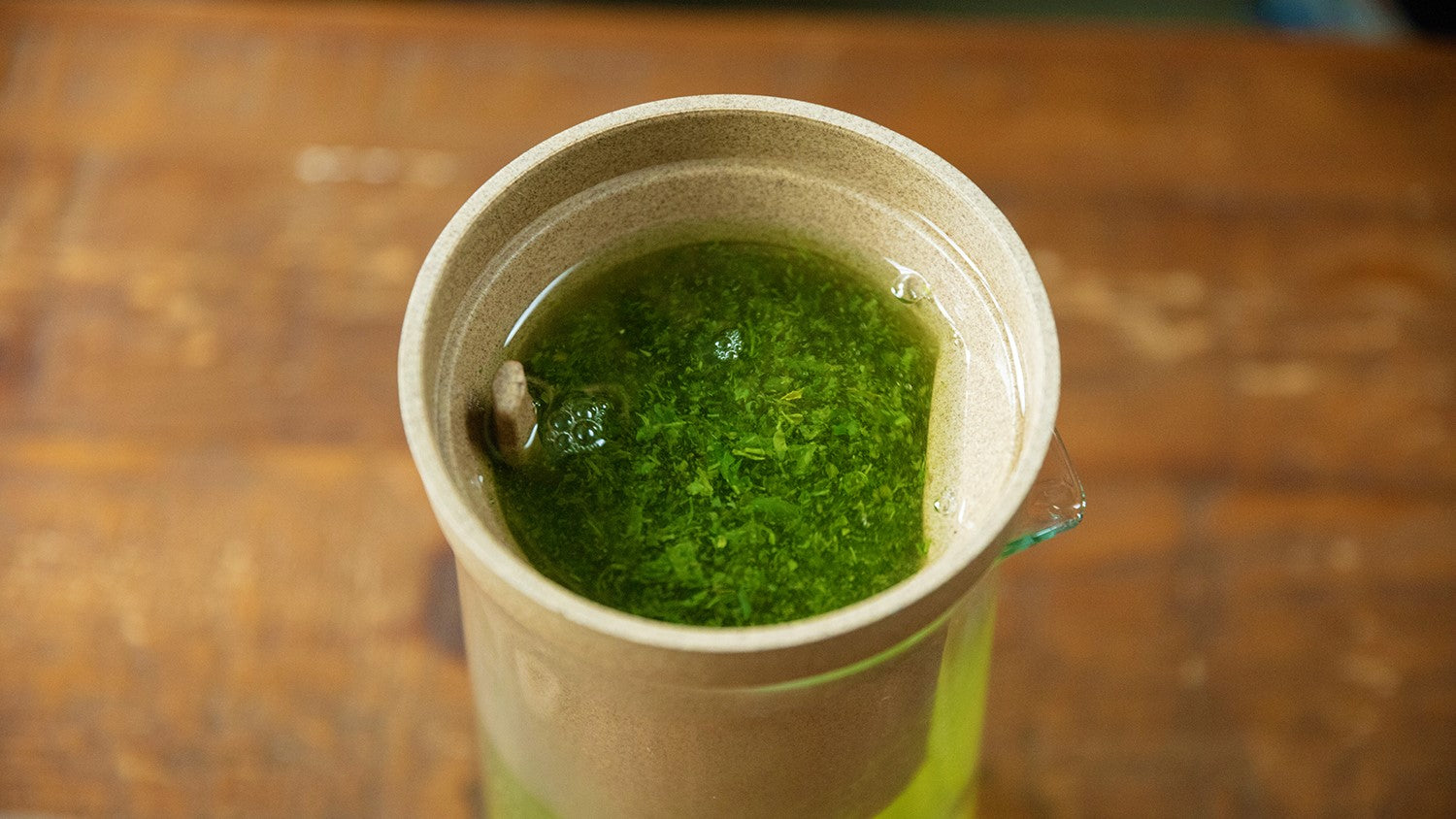 刻音パーツ(本体、つまみ)、茶葉一煎パック付