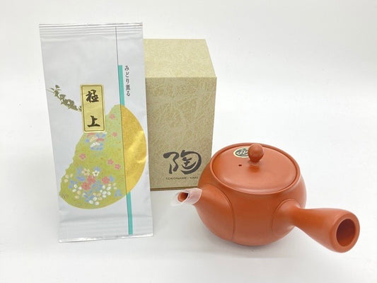 商品管理 Tomokoさんコラボ 極上茶(50g)、常滑急須(360ml) セット