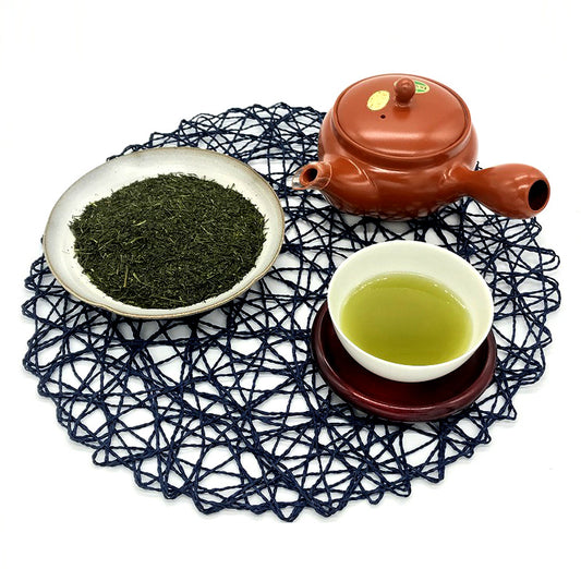 特選深蒸し茶(50g) 、常滑急須(550ml) セット
