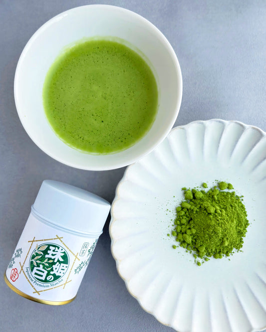 抹茶　珠姫の白　Tamahime no shiro Matcha