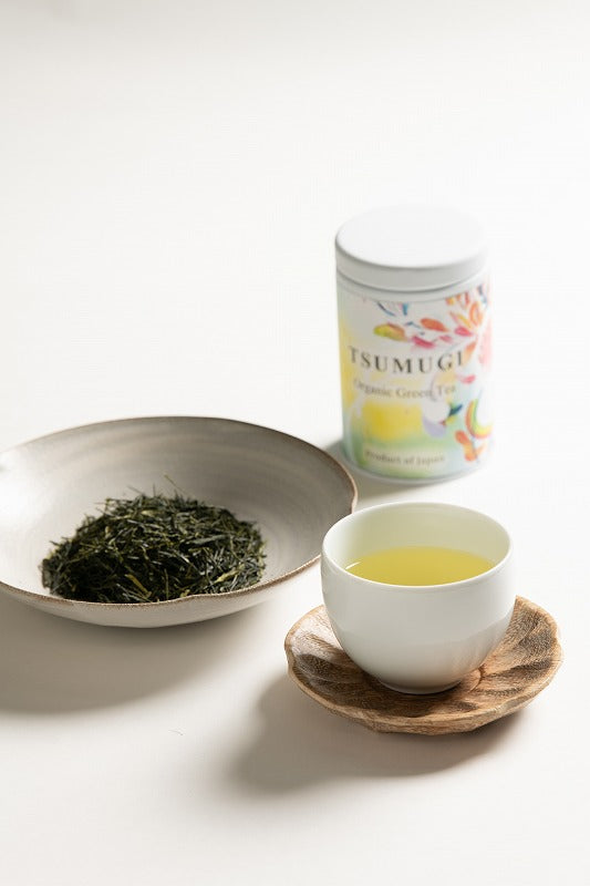 【有機煎茶　TSUMUGI　Organic Green Tea】シュガーアーティスト　KOYUKIさんとのスペシャルコラボ
